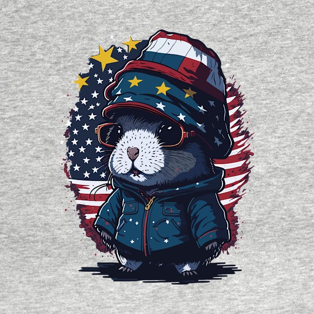 Patriotic Guinea Pig by By_Russso